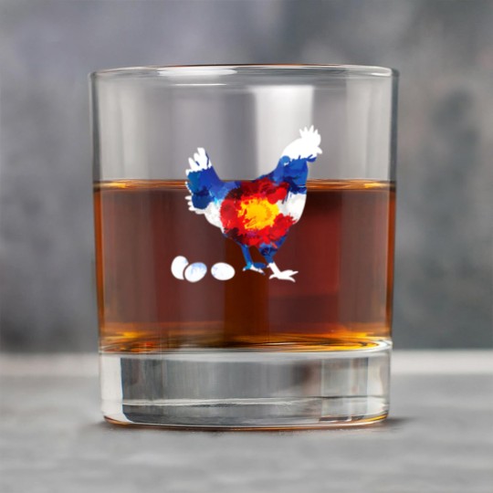 Discover Colorado Chickens Rock Glasses