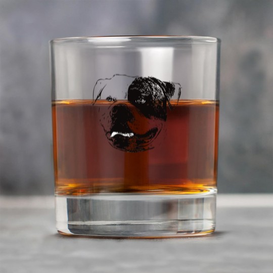 Discover American Bulldog Face Rock Glasses