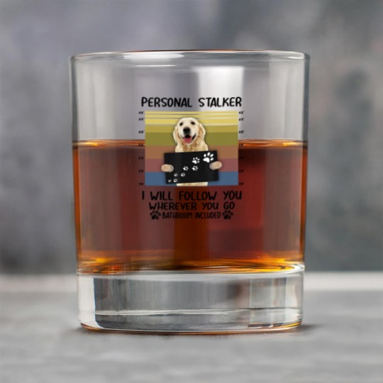 Discover Personal Stalker I Will Follow You Golden Retriever Lovers Rock Glasses