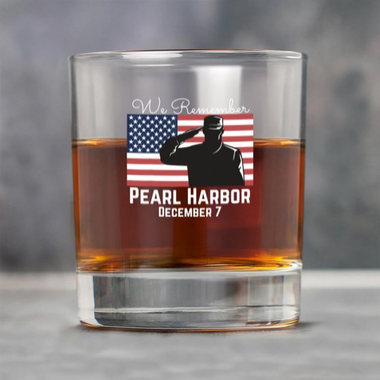 Discover We Remember Pearl Harbor Rock Glasses