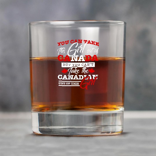 Discover Canadian Girl Women Gifts Maple Leaf Canada Rock Glasses