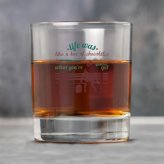Discover Life is Like A Box of Chocolates  Unisex Rock Glasses