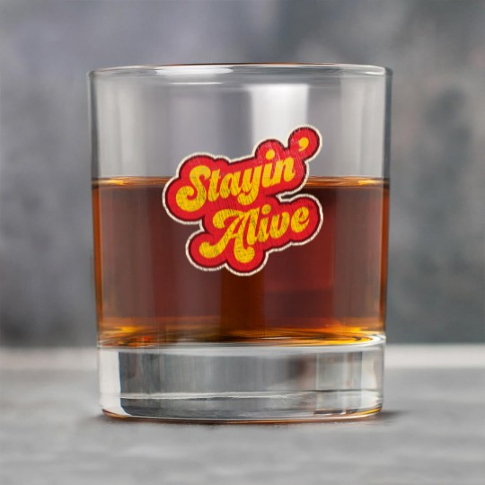 Discover Stayin'  Alive Rock Glasses