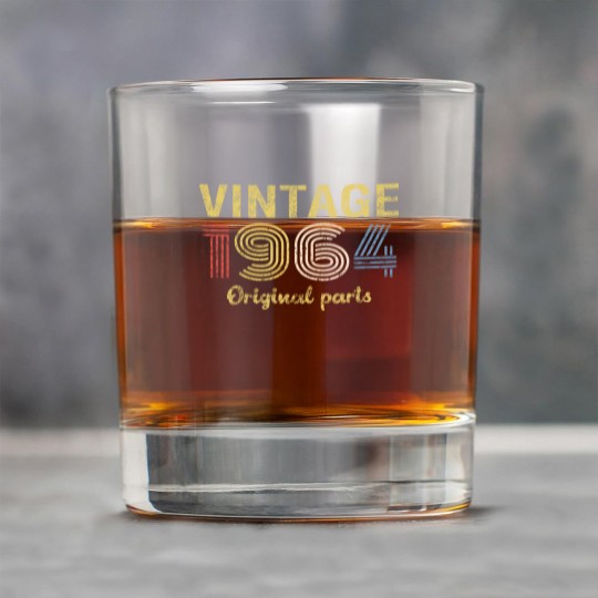 Discover 57th Birthday Rock Glasses for Men - Retro Birthday - 1964 Original Parts