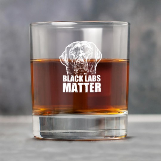 Discover Black Labs Matter Funny Dog Animal Lover Rock Glasses