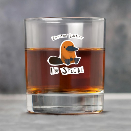 Discover  - I'm Special Platypus - Cute Weird Animal - Platypus - Rock Glasses