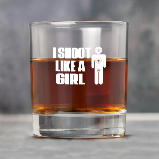 Discover I Shoot Like A Girl - Gun Shooting Funny Gift Rock Glasses