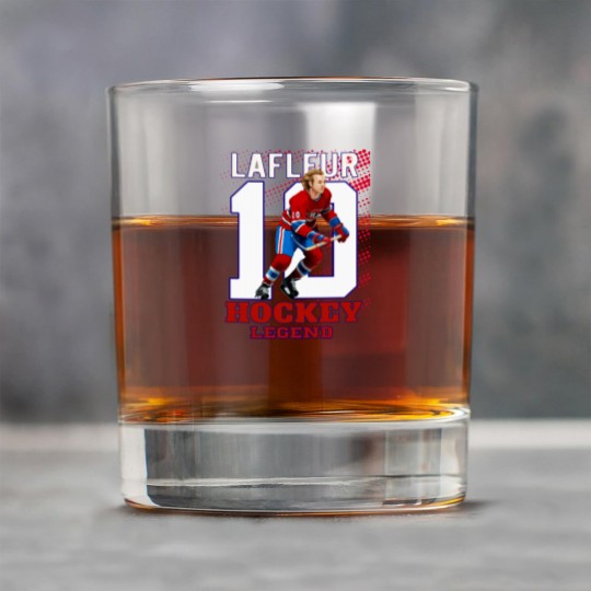 Discover Guy Lafleur 10 Canadian Hockey Legend Classic Rock Glasses