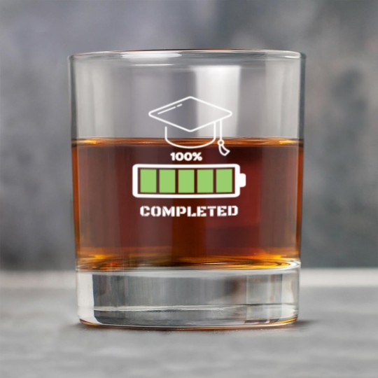 Discover Graduation 100% Completed Rock Glasses Rock Glasses