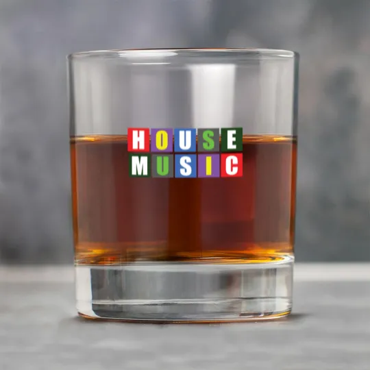 Discover House Music Blocks Blk Rock Glasses