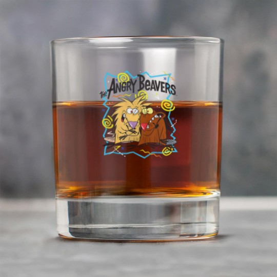 Discover Beaver Liquor Rock Glasses Nick 90s The Angry Beavers Insane Humorous