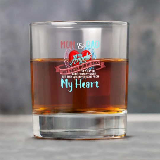 Discover Mom & Dad My Angels Rock Glasses - in memory of parents In Heaven Rock Glasses