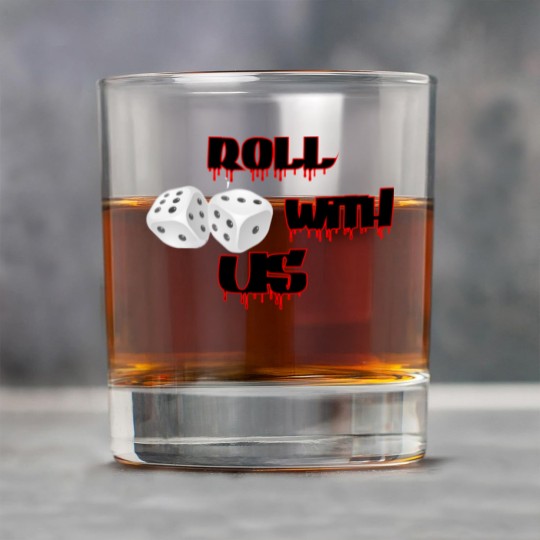 Discover Roll with US Vegas Dice Rock Glasses, Casino Bonus Rock Glasses