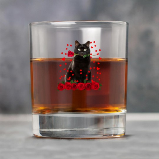 Discover Black Cat Valentines Day Teenager Rock Glasses