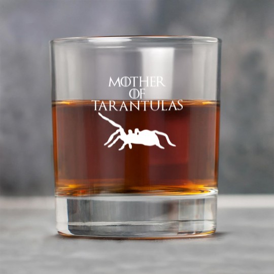 Discover Cute & Unique White Mother of Tarantulas Rock Glasses E010521