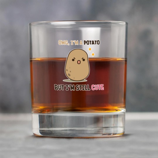 Discover Cute potato is cute - Potato - Rock Glasses