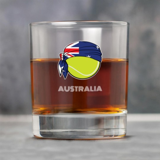 Discover Australia Mens Tennis Top for Australian players, Rock Glasses
