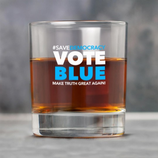 Discover Save Democracy - Vote Blue - Make Truth Great Agai Rock Glasses