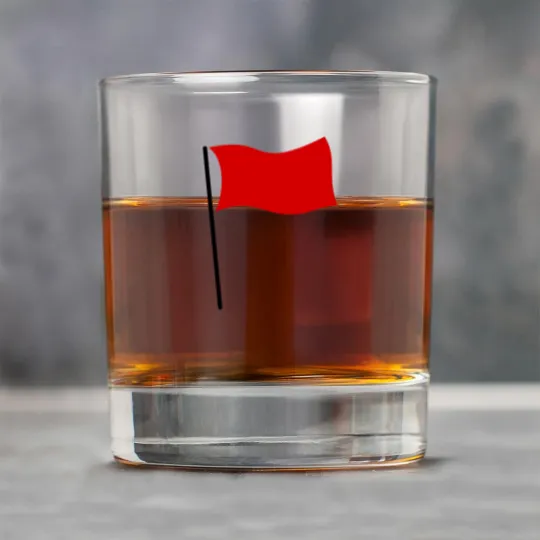 Discover red flag Rock Glasses
