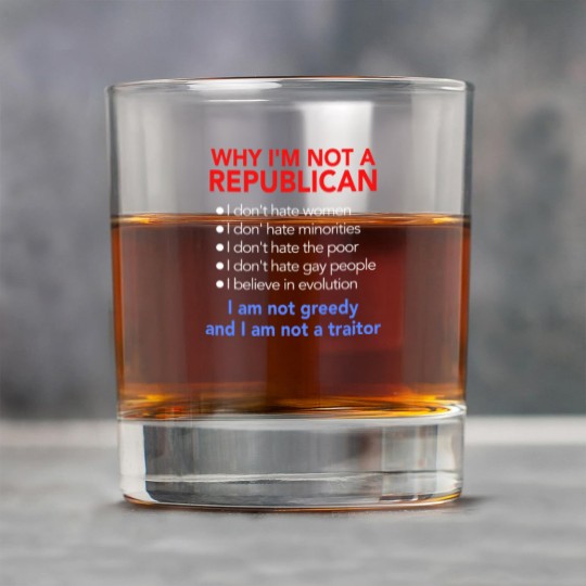 Discover Not Republican Rock Glasses