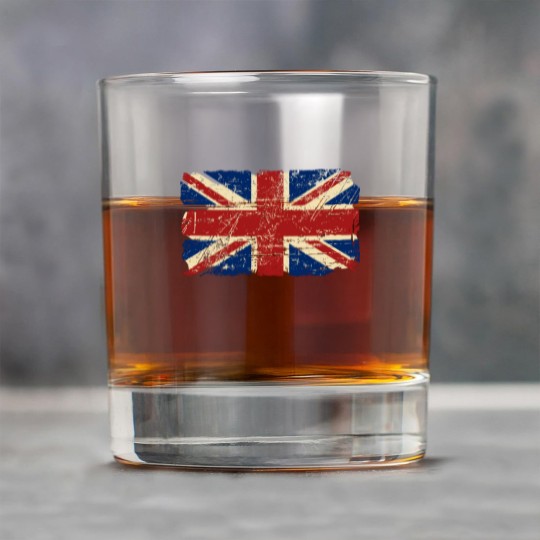 Discover Union Jack Flag - Vintage Look Rock Glasses