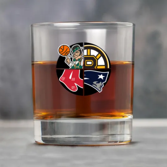Discover Boston Sports Quad Cap Rock Glasses
