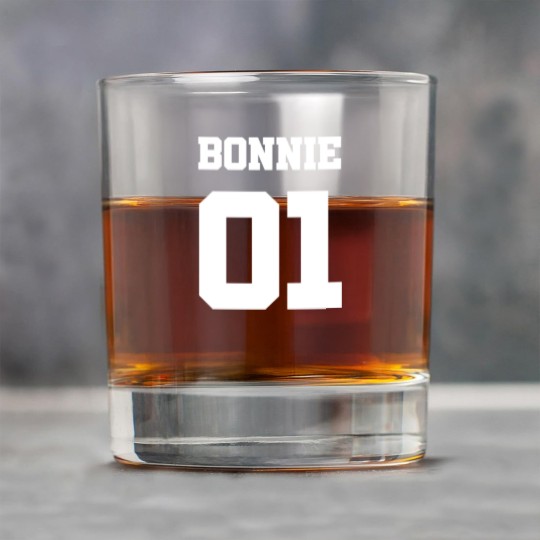 Discover Bonnie 01-Bonnie and Clyde (white) Rock Glasses