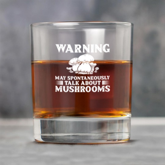 Discover Mushroom Foraging Hunting Seasoning Mushrooming Rock Glasses