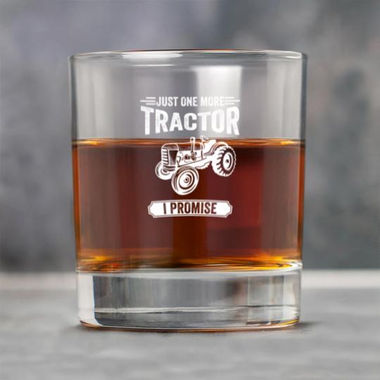 Discover Farmer Just One More Tractor I Promise Gift Rock Glasses