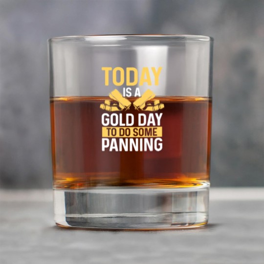 Discover Gold Gold Day to go Mining Miner Gold Panning Rock Glasses