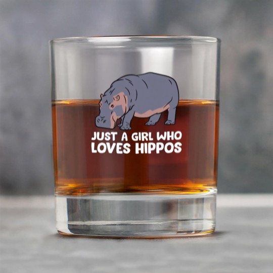 Discover Hippo Girl Just a Girl Who Loves Hippos Rock Glasses