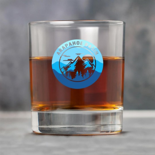 Discover Arapahoe Basin Rock Glasses, Skiing Gift Idea, Rock Glasses