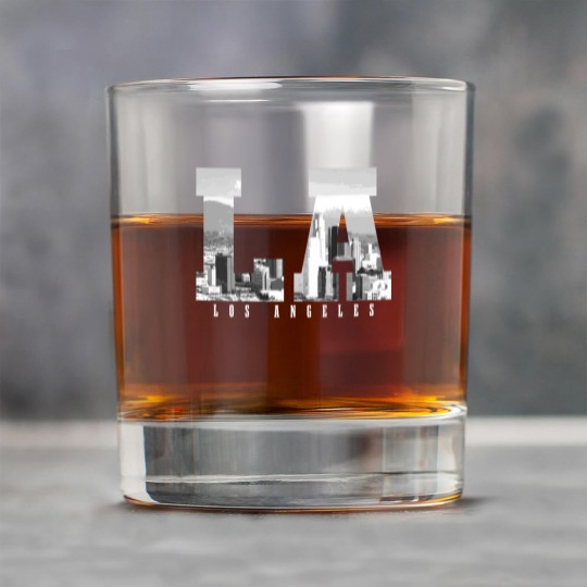 Discover Los Angeles California Skyline Rock Glasses
