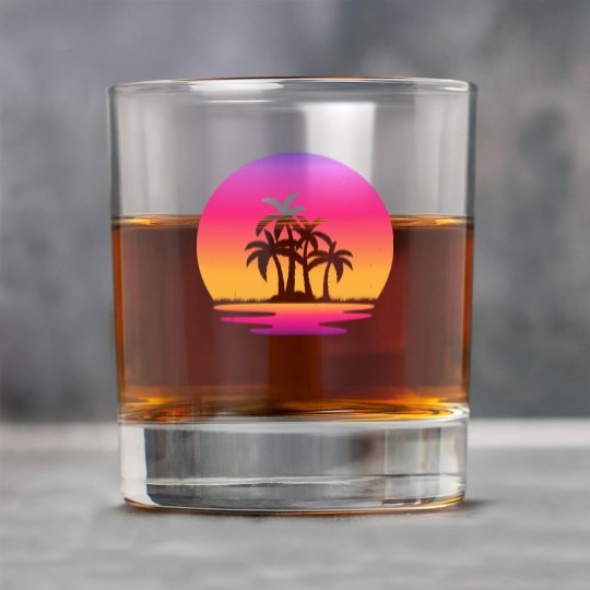 Discover Retro Sunset Retrowave Lake Sunsetby retrohub Rock Glasses