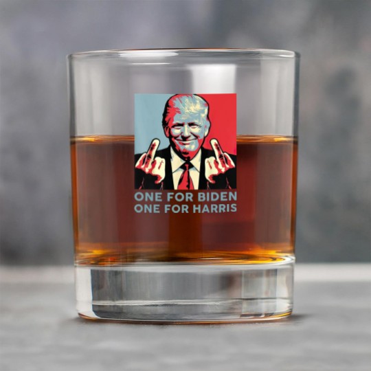 Discover Middle Finger Biden Republican American Flag Rock Glasses