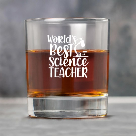 Discover World's Best Science Teacher Teaching Classes Rock Glasses