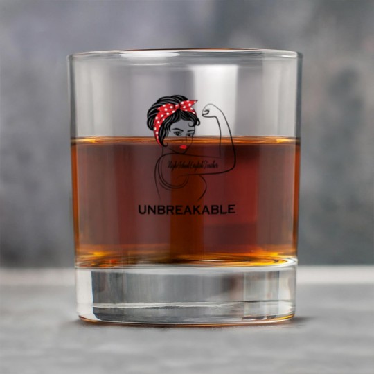 Discover High School English Teacher Unbreakable - High School English Teacher - Rock Glasses