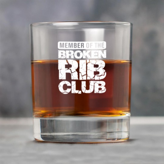Discover Broken Rib Club Member - Injured Bones and Ribs Rock Glasses