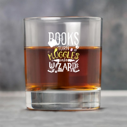 Discover Books turn Muggles into Wizards Rock Glasses