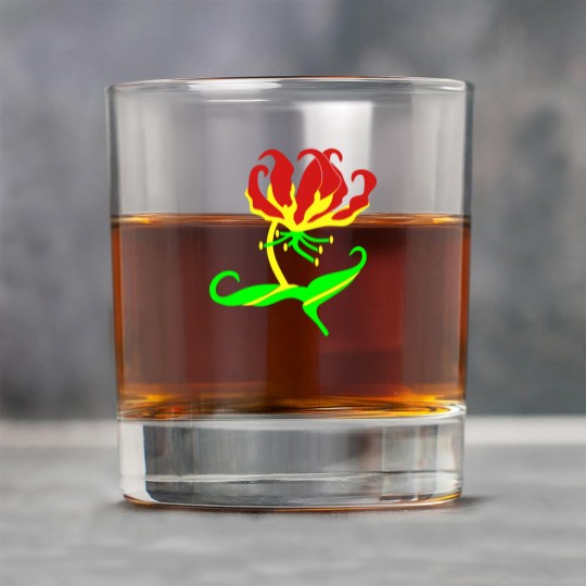 Discover Flame Lily, Zimbabwe Rock Glasses