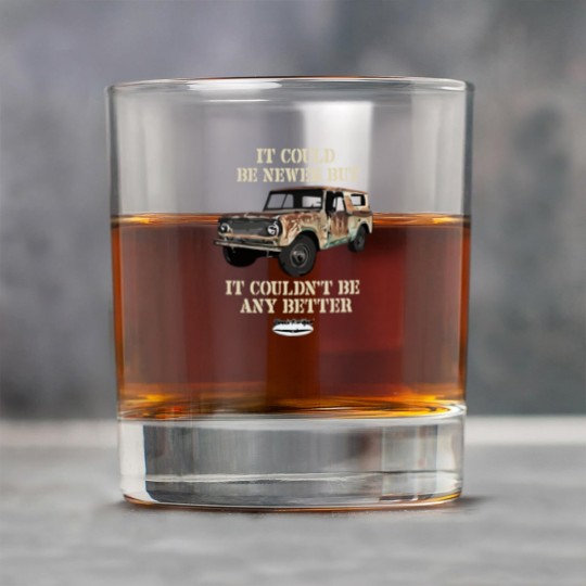 Discover Scout Classic Truck Pickup International Harvester Rock Glasses