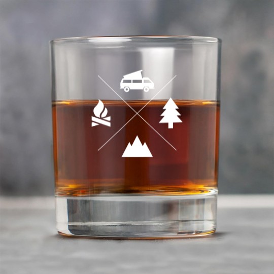 Discover Vanagon Four Elements White Logo Rock Glasses Rock Glasses