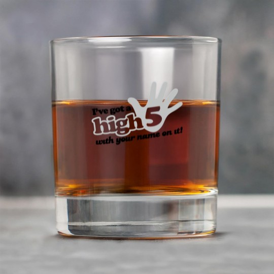 Discover I ve Got A High Five With Your Name On It Rock Glasses