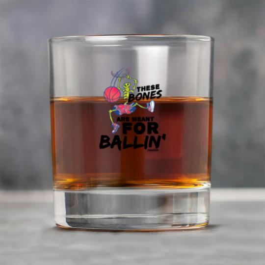 Discover Halloween basketball skeleton Rock Glasses