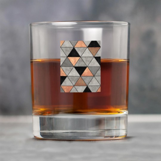 Discover Concrete and Copper Triangles 2 - Triangle - Rock Glasses