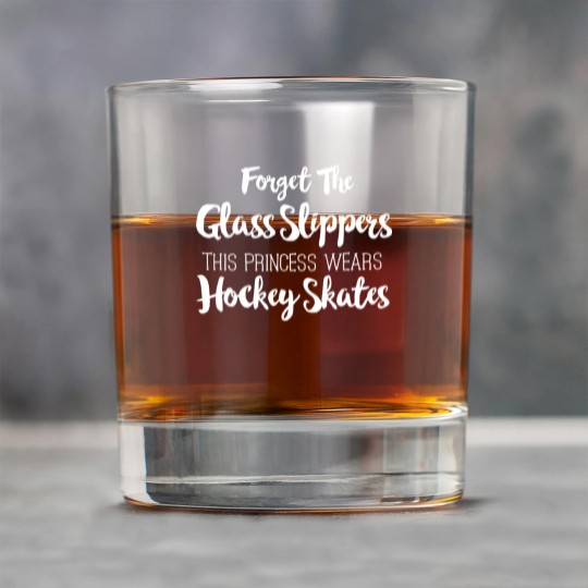 Discover Ice Hockey Girl forget glass slipper princess Rock Glasses
