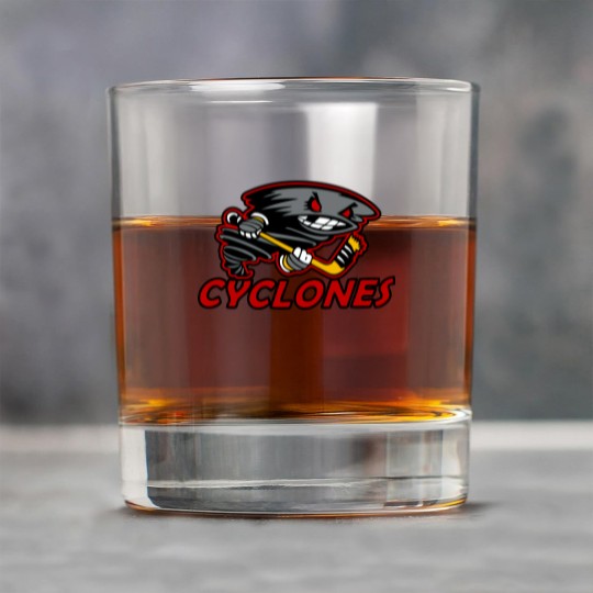 Discover Cyclones Hockey Logo - Cyclones Hockey - Rock Glasses