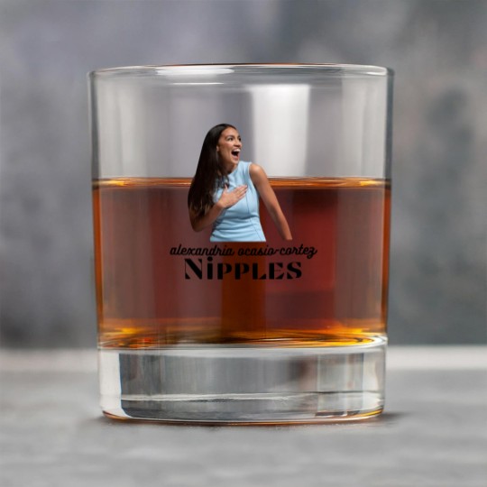 Discover AOC Nipples Alexandria Ocasio-Cortez AOC See Through Rock Glasses