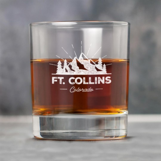 Discover Ft Fort Collins Colorado CO Rock Glasses Vintage Hiking Retro Rock Glasses