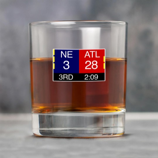 Discover Final NE 3 ATL 28 Rock Glasses | Great Comeback Rock Glasses
